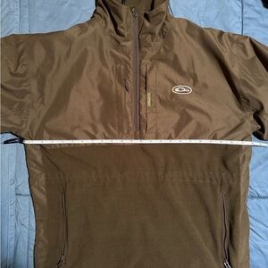 Drake Brown Insulated 1/4 zip Jacket